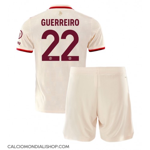 Maglie da calcio Bayern Munich Raphael Guerreiro #22 Terza Maglia Bambino 2024-25 Manica Corta (+ Pantaloni corti)